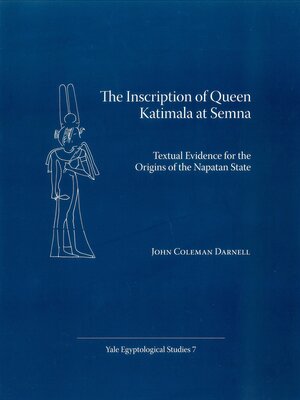 cover image of The Inscription of Queen Katimala at Semna